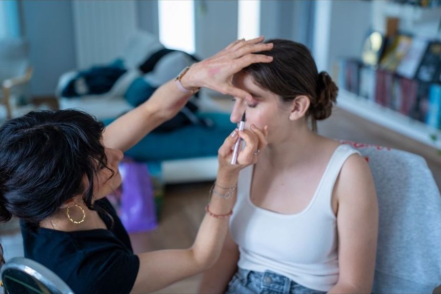 Atelier de maquillage animé par Marine